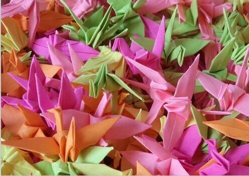 手工折紙-千紙鶴